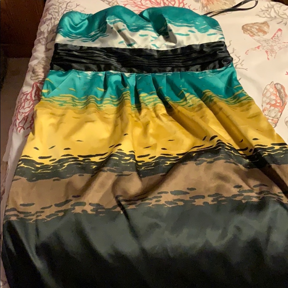 Beach print dress